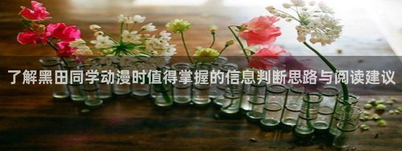香蕉成熟时的柏安妮:了解黑田同学动漫时值得掌握的信息判断思路与阅读建议配图